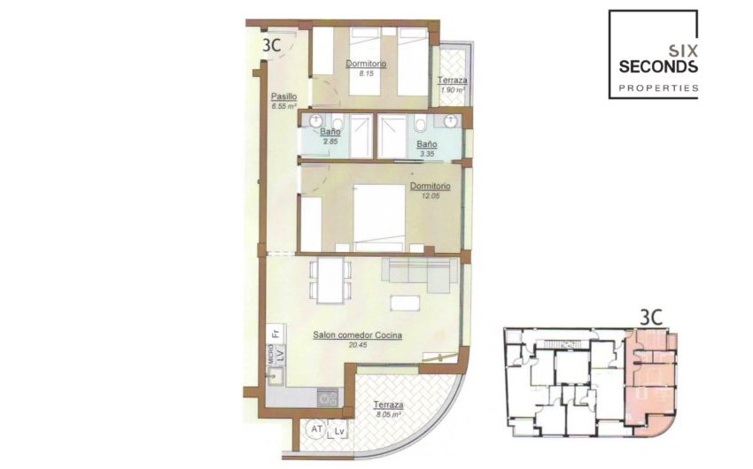 Resale - Apartment -
Torrevieja - Playa del Cura