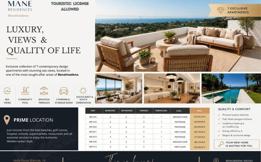 Resale - Penthouse -
Benalmádena - Costa del Sol