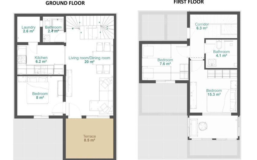 Reventa - Duplex -
Orihuela - Urbanización Perla Del Mar