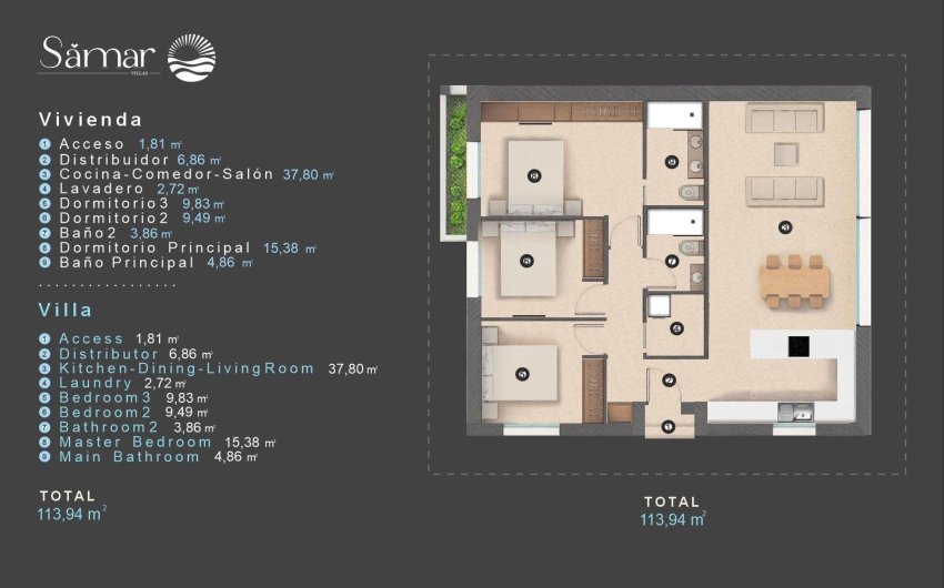 Reventa - Villa -
Orihuela Costa - Villamartín-las Filipinas