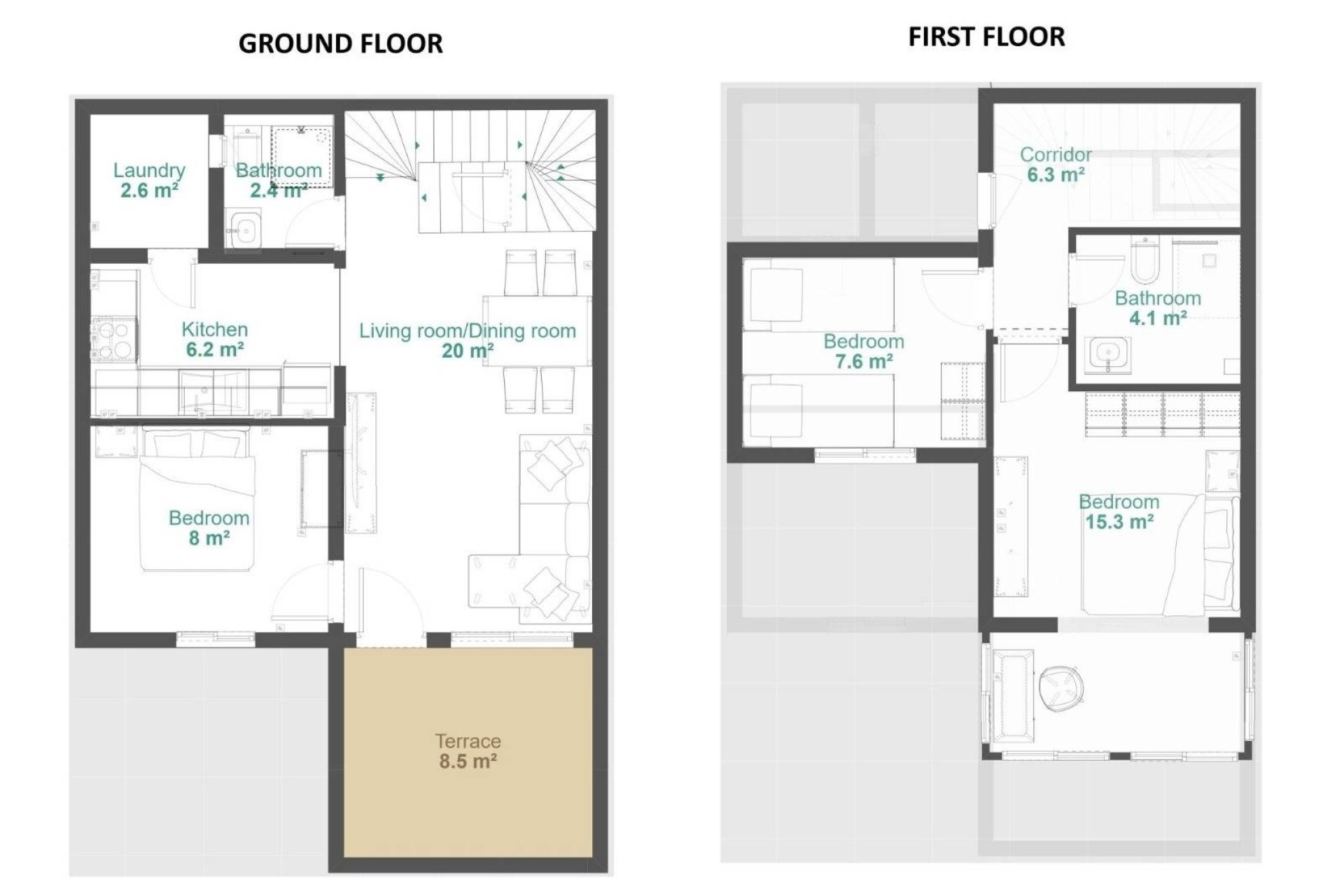 Revente - Duplex -
Orihuela - Urbanización Perla Del Mar