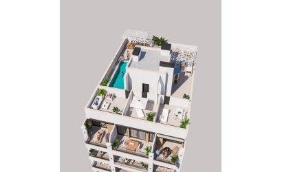 Nieuwbouw Woningen - Apartamento -
Torrevieja - Playa del Cura