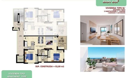 Nieuwbouw Woningen - Apartamento -
Torrevieja - Playa del Cura