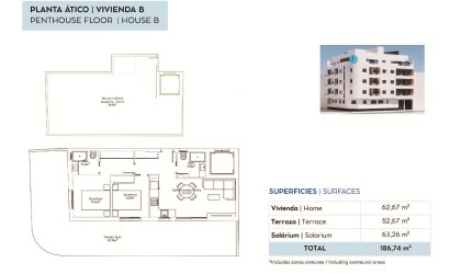 Obra nueva - Ático -
Torrevieja - pueblo