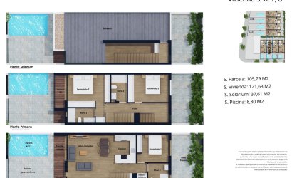 Obra nueva - Town House -
Pilar de la Horadada - Lo Monte