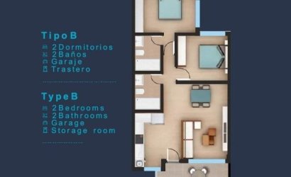 Nieuwbouw Woningen - Top Floor Bungalow -
San Pedro del Pinatar - Los Pinos