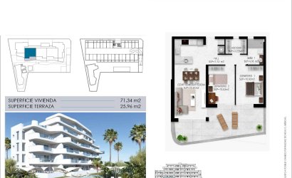 Nieuwbouw Woningen - Apartment -
Pilar de la Horadada - Mil Palmeras