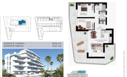 Nieuwbouw Woningen - Penthouse -
Pilar de la Horadada - Mil Palmeras