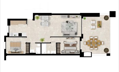 Nieuwbouw Woningen - Apartment -
Casares - Casares Playa