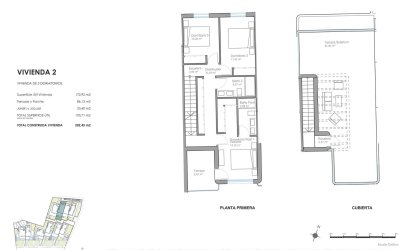 Nieuwbouw Woningen - Town House -
Mojacar - Playa de la Mena