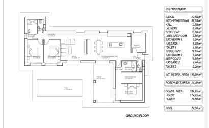 Nouvelle construction - Villa -
Pinoso - Lel