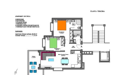 Obra nueva - Ático -
Orihuela Costa - Las Filipinas