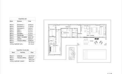 Obra nueva - Villa -
Pinoso - Lel