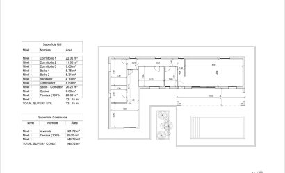 Obra nueva - Villa -
Pinoso - Lel