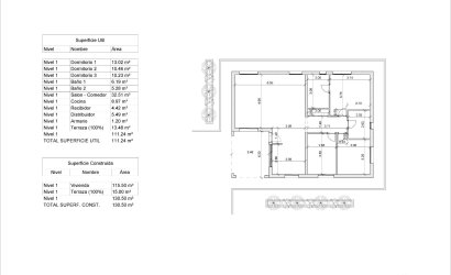 Obra nueva - Villa -
Pinoso - Lel