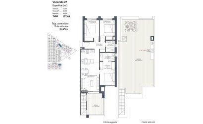 Nouvelle construction - Attique -
Los Alcazares - Serena Golf