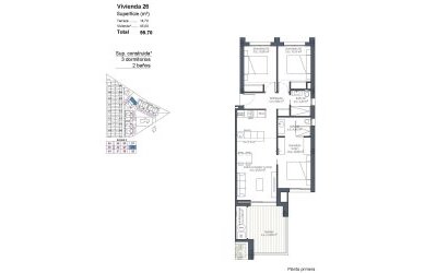 Nieuwbouw Woningen - Apartment -
Los Alcazares - Serena Golf