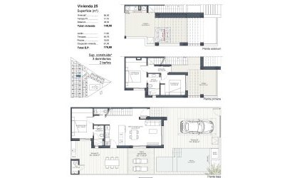 Nouvelle construction - Quad House -
Los Alcazares - Serena Golf