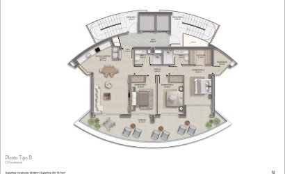 Nouvelle construction - Apartment -
Calpe - Playa Cantal Roig