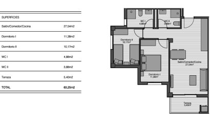 Revente - Apartment -
San Miguel de Salinas - Inland