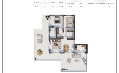 New Build - Penthouse -
Casares - Camarate