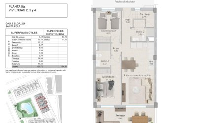 Nieuwbouw Woningen - Penthouse -
Santa Pola - Playa Tamarit