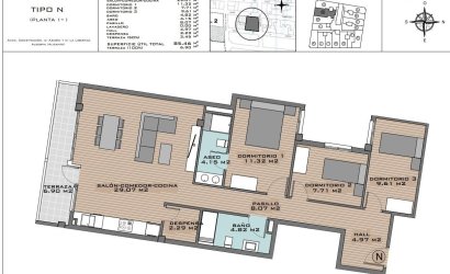 Nieuwbouw Woningen - Apartment -
Algorfa - Pueblo