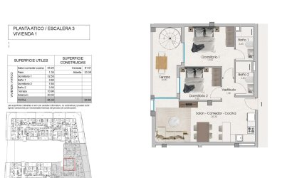 Nieuwbouw Woningen - Penthouse -
Santa Pola - Estacion de autobuses