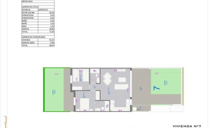 Nieuwbouw Woningen - Bungalow -
Pilar de la Horadada - pueblo