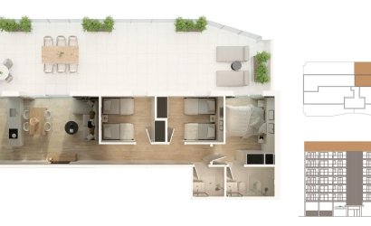 Nieuwbouw Woningen - Penthouse -
Moncofa - Playa de Moncofa