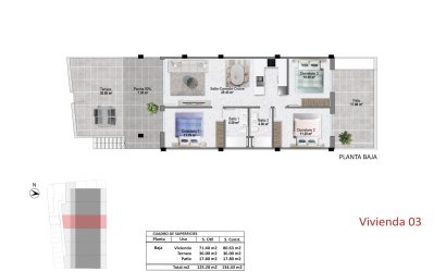 Obra nueva - Bungalow -
Pilar de la Horadada - pueblo