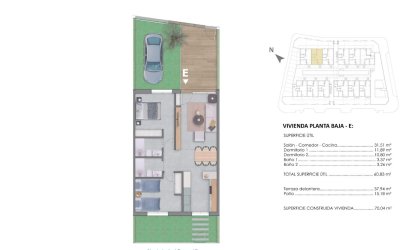 Nieuwbouw Woningen - Bungalow -
Pilar de la Horadada - pueblo