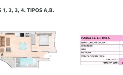 Nouvelle construction - Attique -
Guardamar del Segura - Pueblo