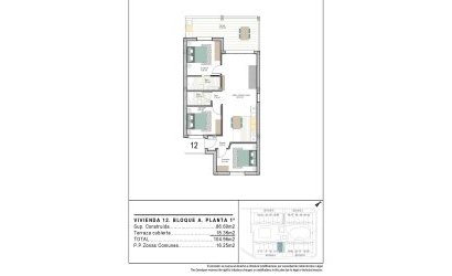Obra nueva - Apartment -
Torre Pacheco - San Cayetano