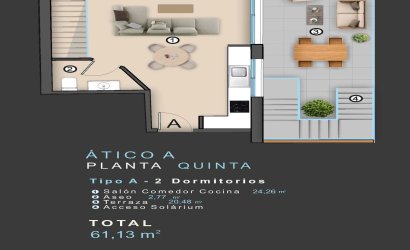 Obra nueva - Ático -
Torrevieja - Centro